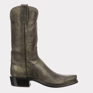 Lucchese Men’s grey boots Leadville Goat Boot Anthracite